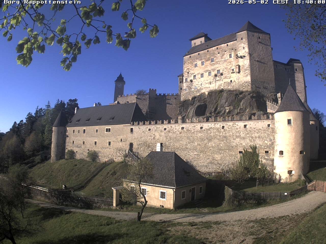 Archiv Foto Webcam Burg Rappottenstein