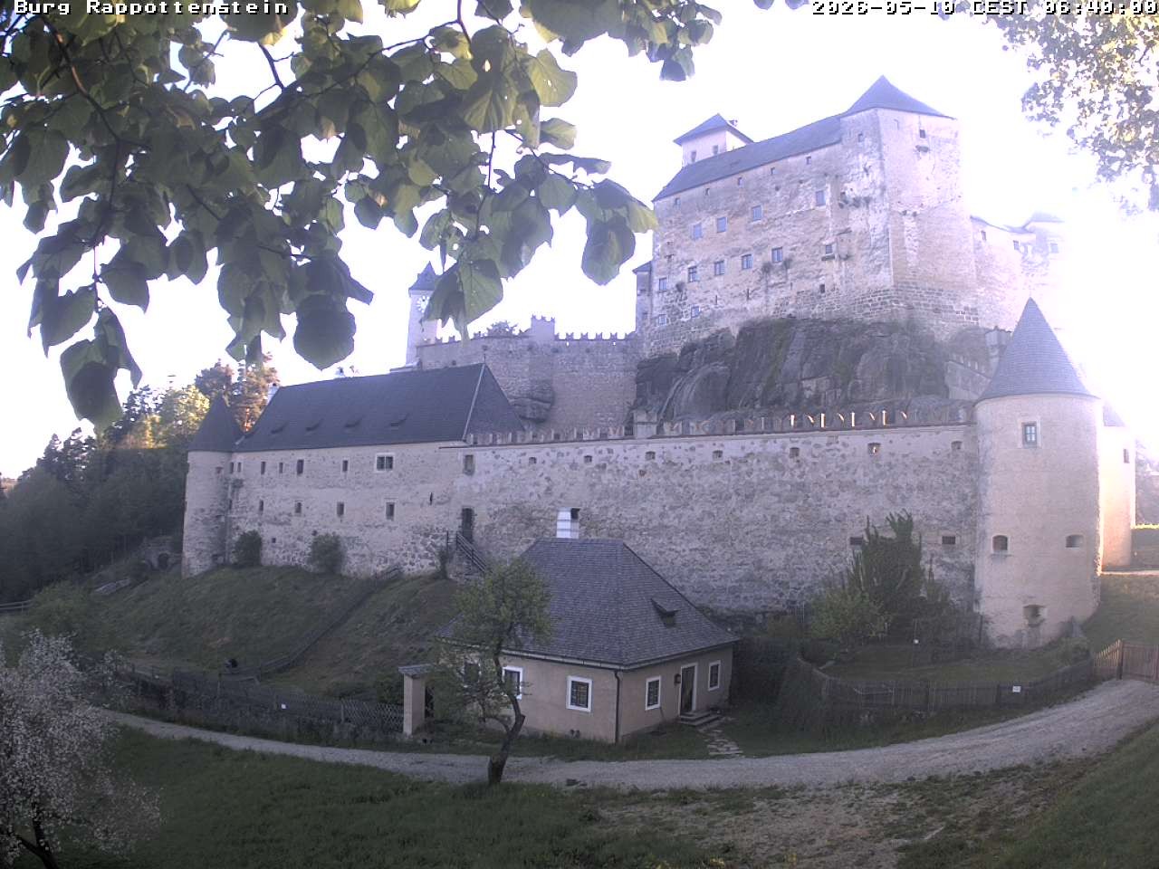 Archiv Foto Webcam Burg Rappottenstein