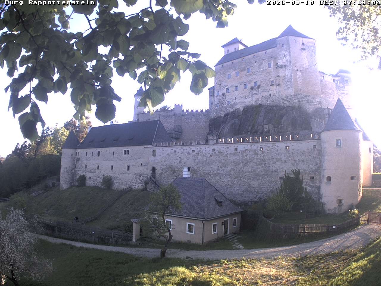Archiv Foto Webcam Burg Rappottenstein