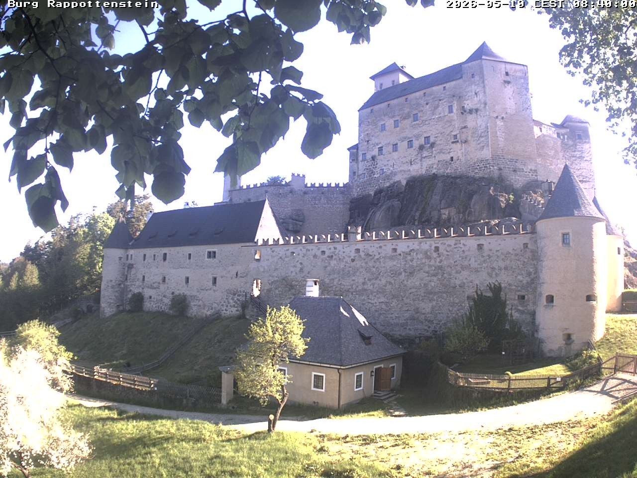 Archiv Foto Webcam Burg Rappottenstein