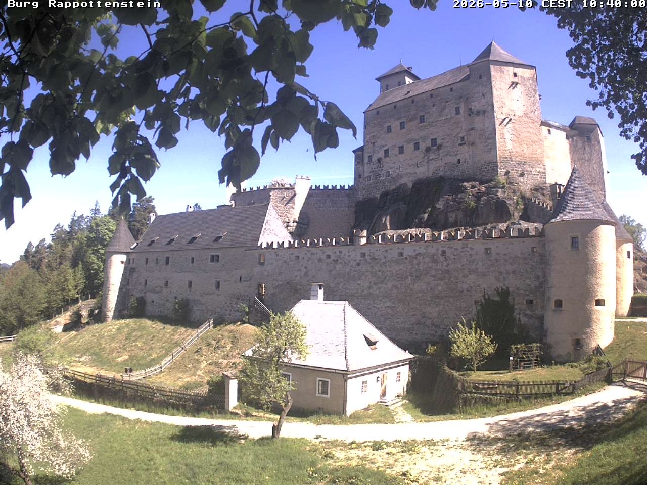 Archiv Foto Webcam Burg Rappottenstein