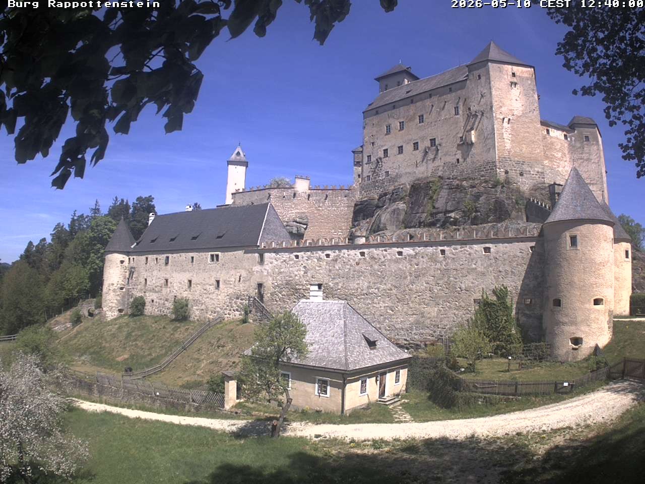 Archiv Foto Webcam Burg Rappottenstein