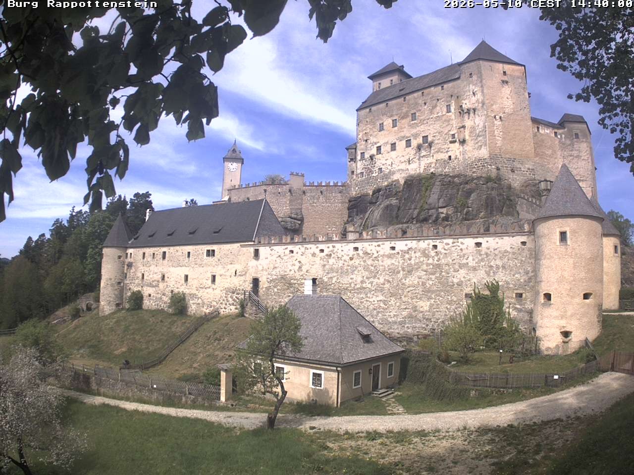 Archiv Foto Webcam Burg Rappottenstein