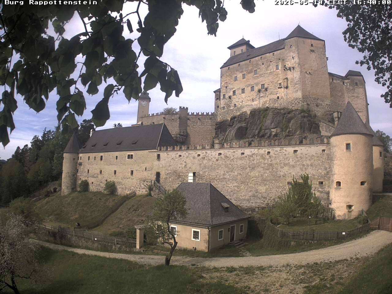 Archiv Foto Webcam Burg Rappottenstein