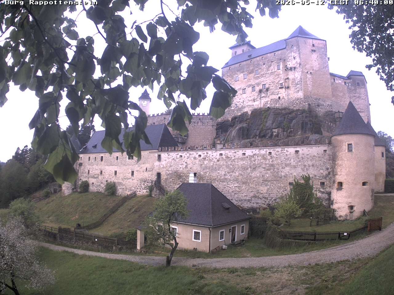 Archiv Foto Webcam Burg Rappottenstein