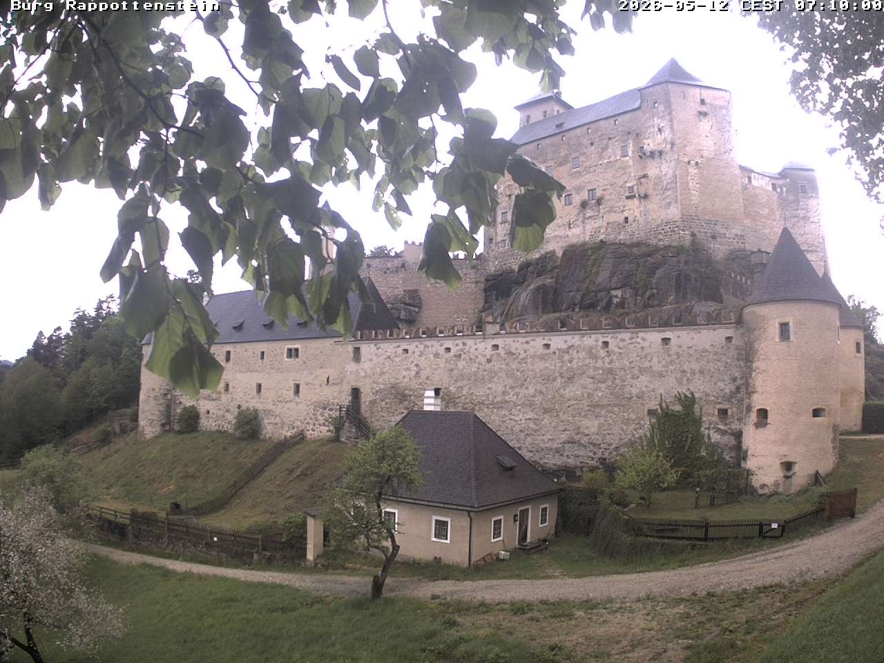 Archiv Foto Webcam Burg Rappottenstein
