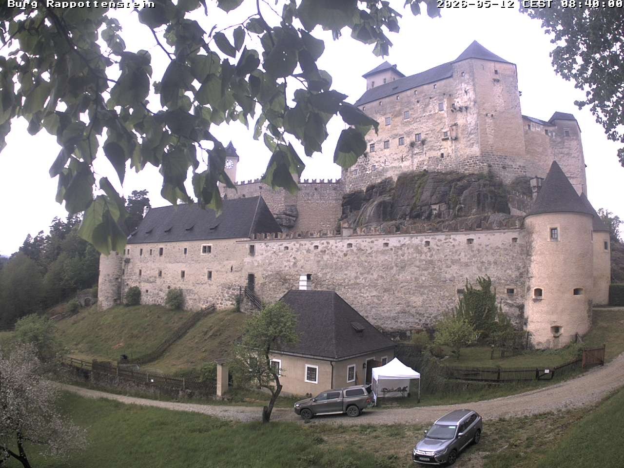 Archiv Foto Webcam Burg Rappottenstein