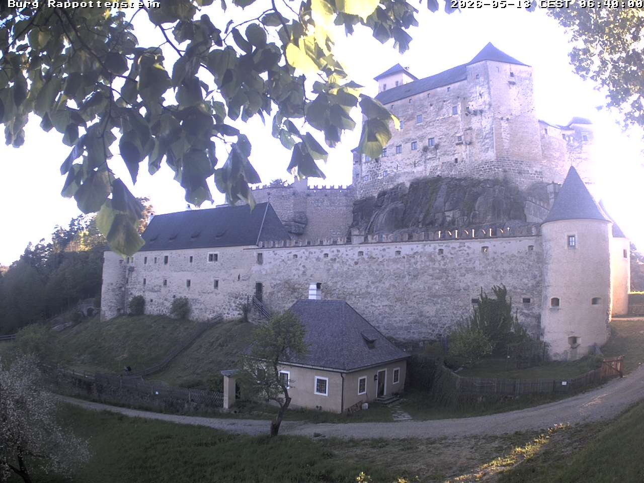 Archiv Foto Webcam Burg Rappottenstein