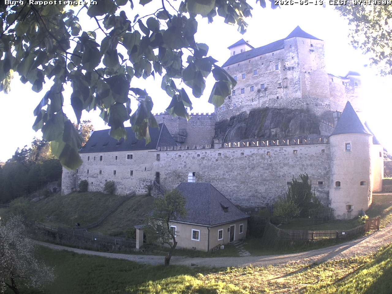 Archiv Foto Webcam Burg Rappottenstein