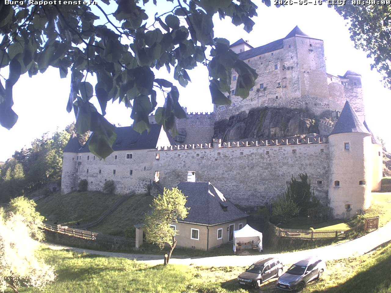 Archiv Foto Webcam Burg Rappottenstein