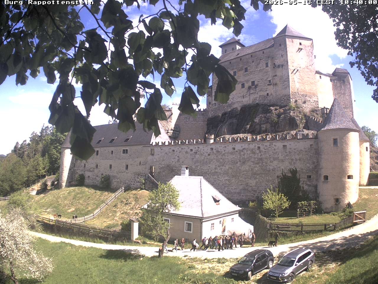 Archiv Foto Webcam Burg Rappottenstein
