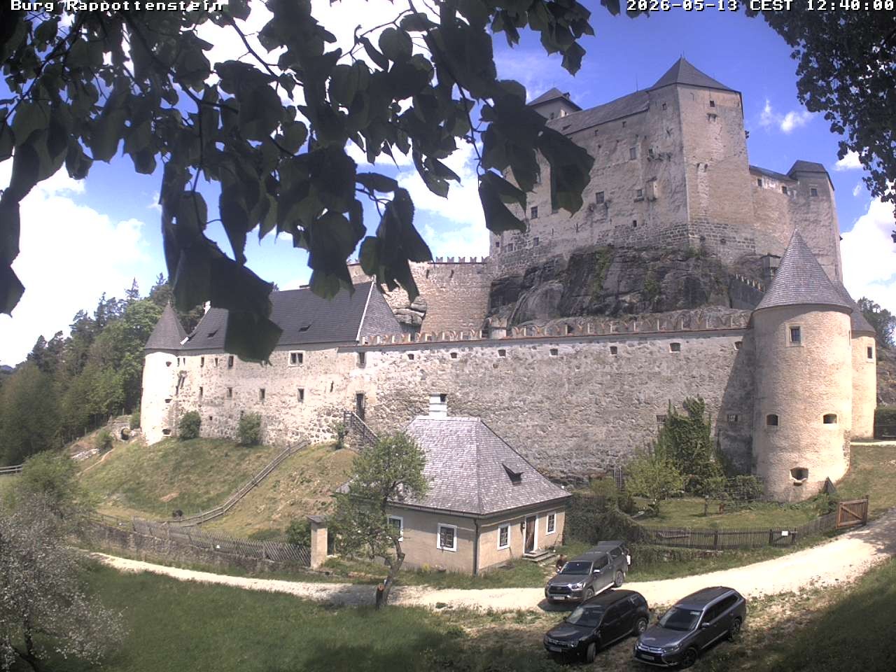 Archiv Foto Webcam Burg Rappottenstein