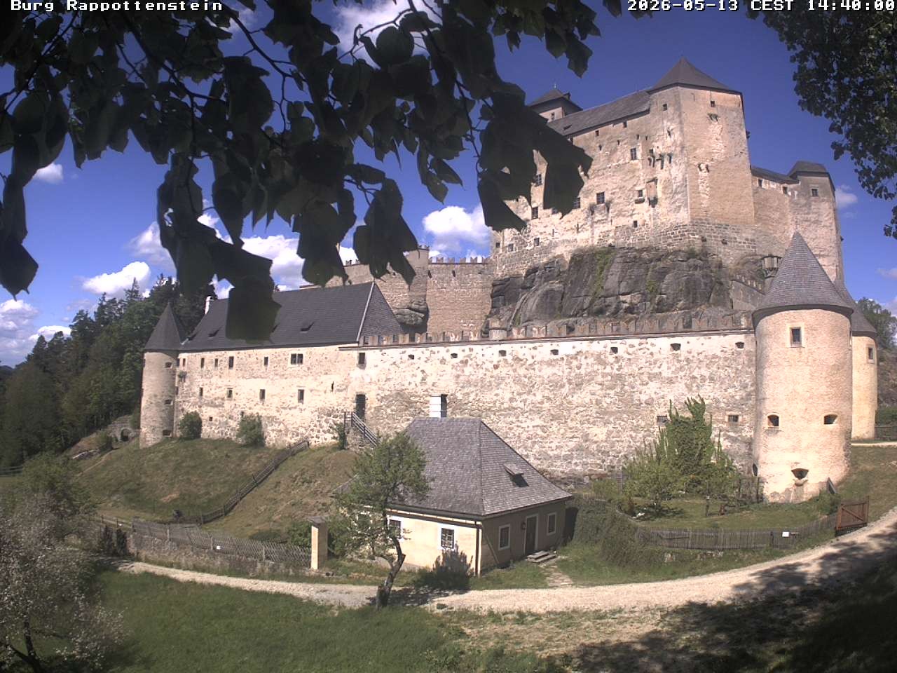Archiv Foto Webcam Burg Rappottenstein