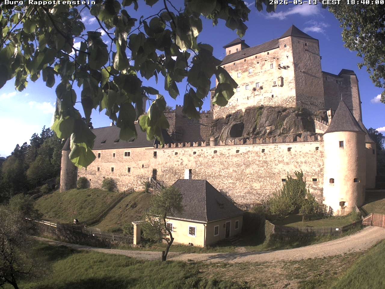 Archiv Foto Webcam Burg Rappottenstein
