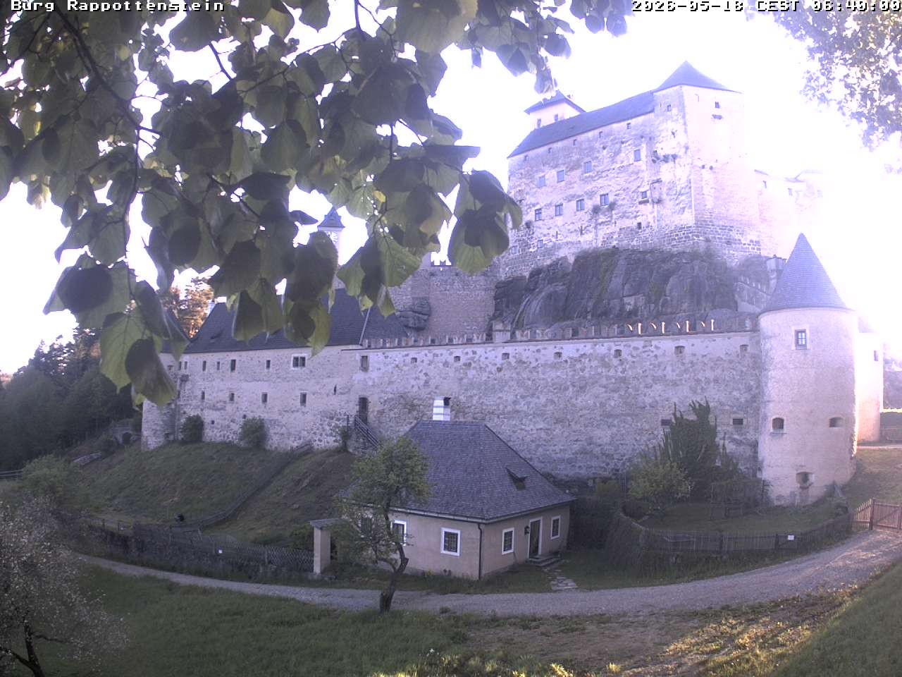 Archiv Foto Webcam Burg Rappottenstein
