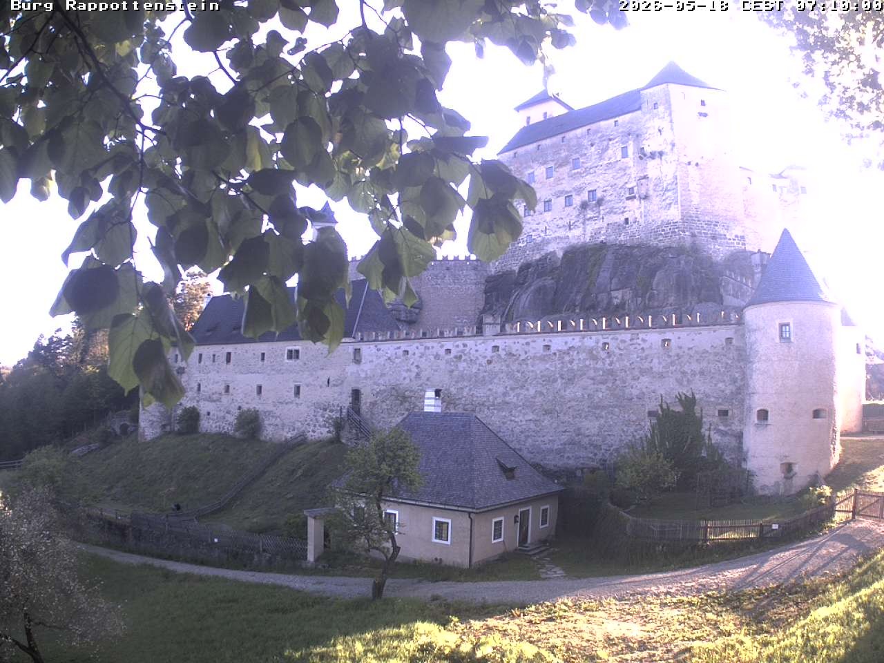 Archiv Foto Webcam Burg Rappottenstein