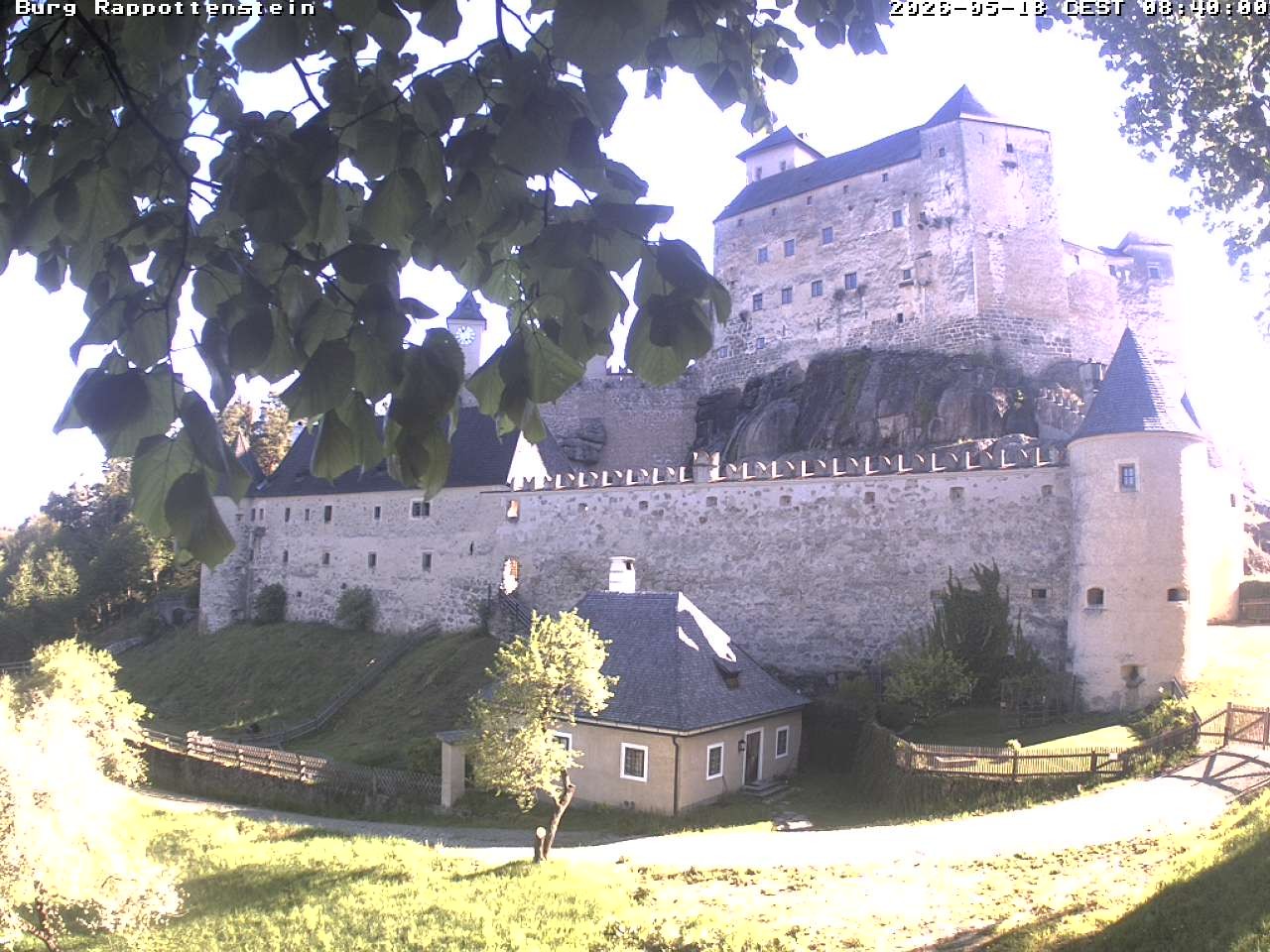 Archiv Foto Webcam Burg Rappottenstein