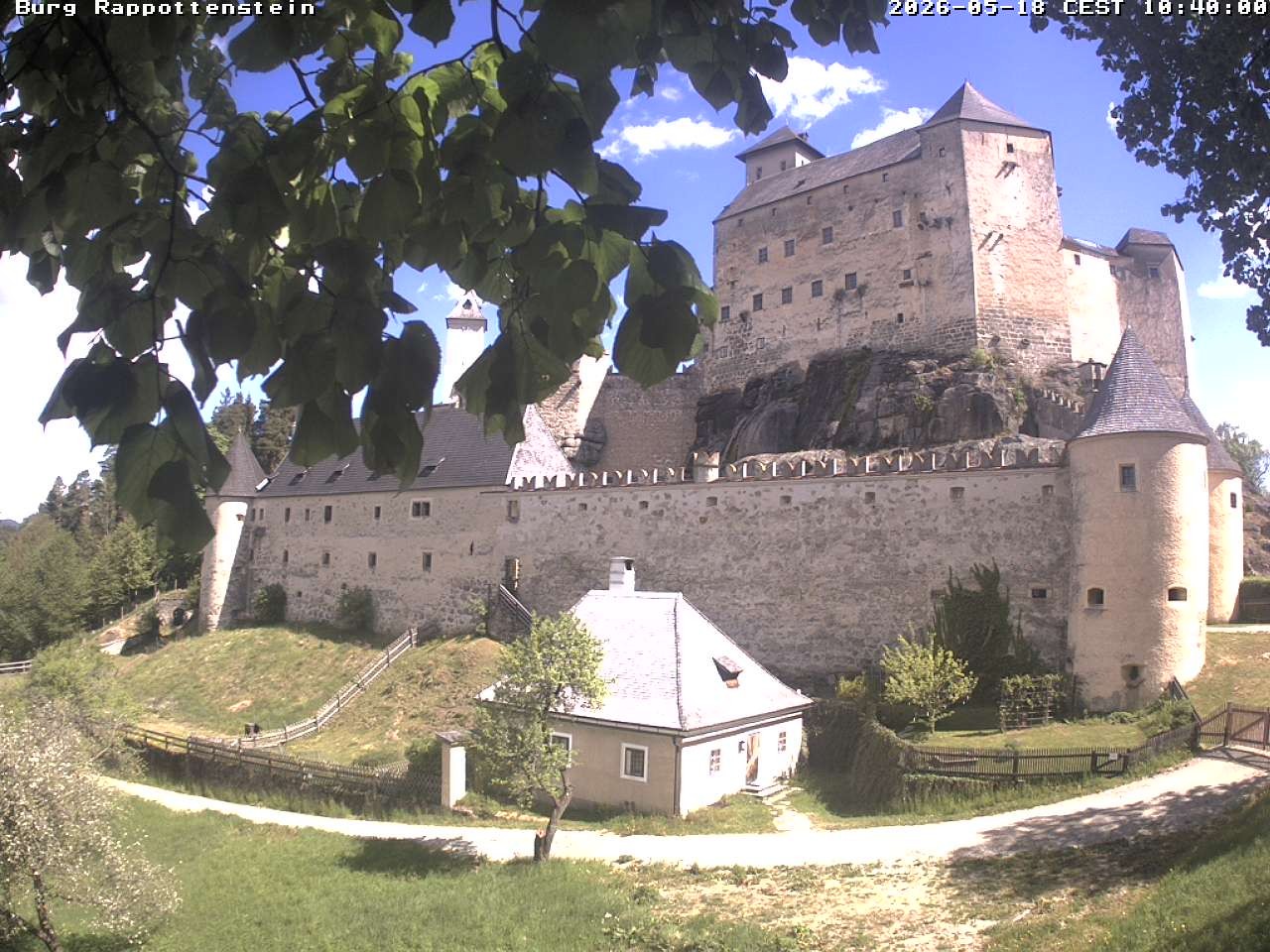 Archiv Foto Webcam Burg Rappottenstein