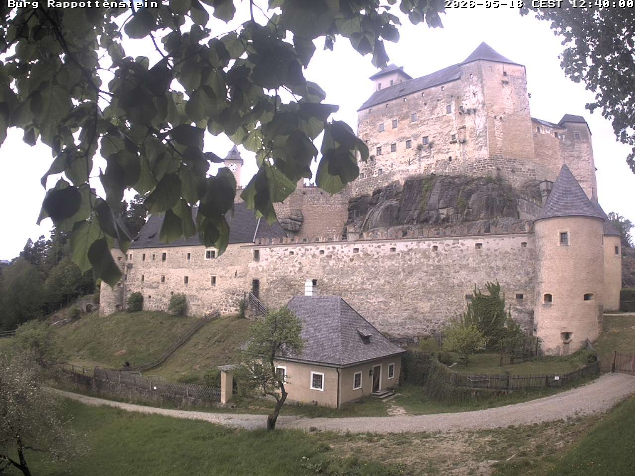 Archiv Foto Webcam Burg Rappottenstein