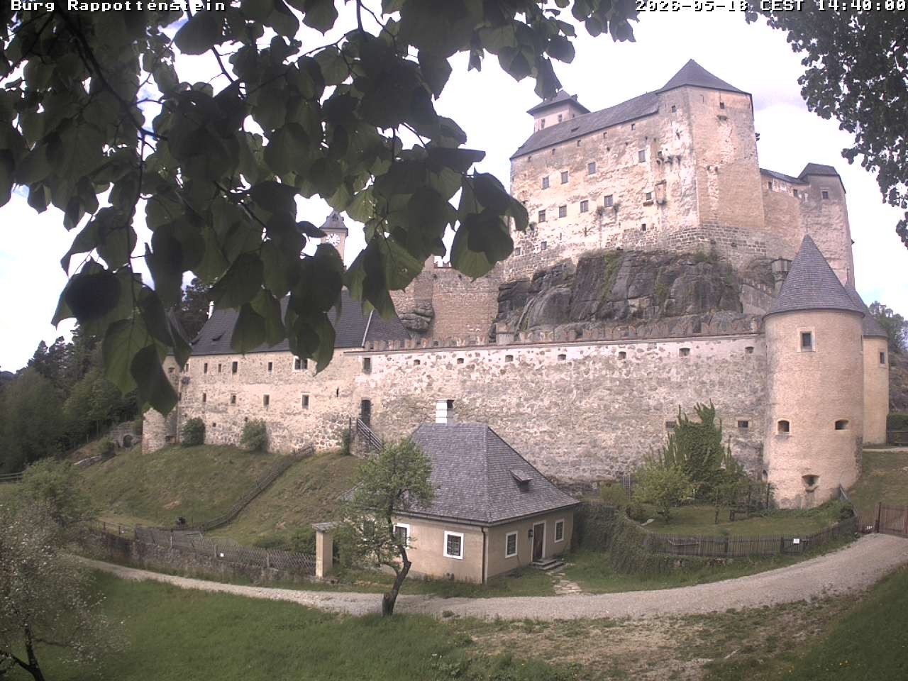 Archiv Foto Webcam Burg Rappottenstein