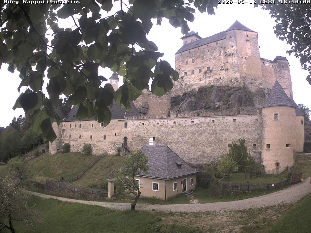 Archiv Foto Webcam Burg Rappottenstein