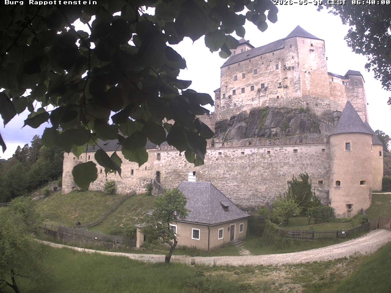 Archiv Foto Webcam Burg Rappottenstein