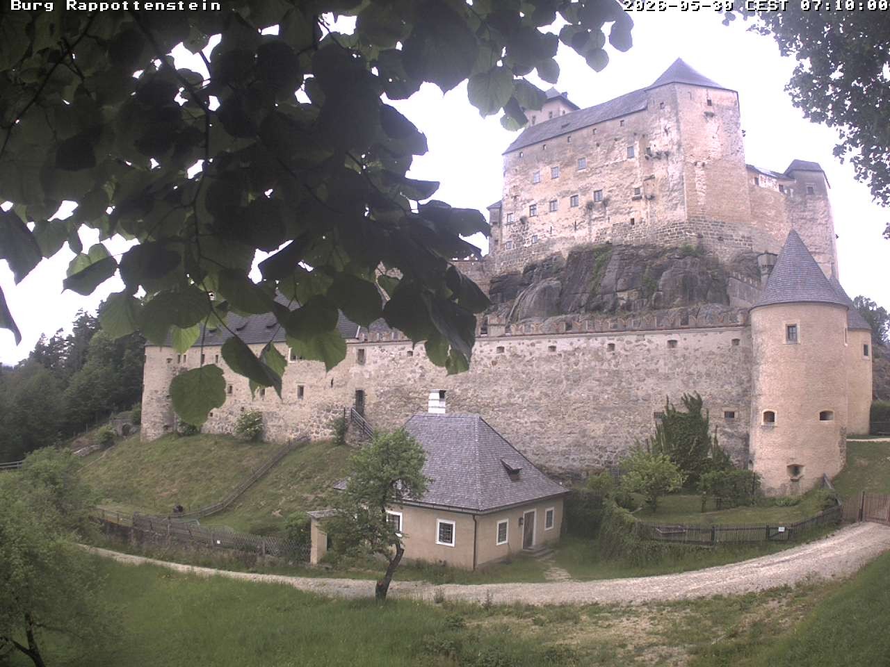 Archiv Foto Webcam Burg Rappottenstein