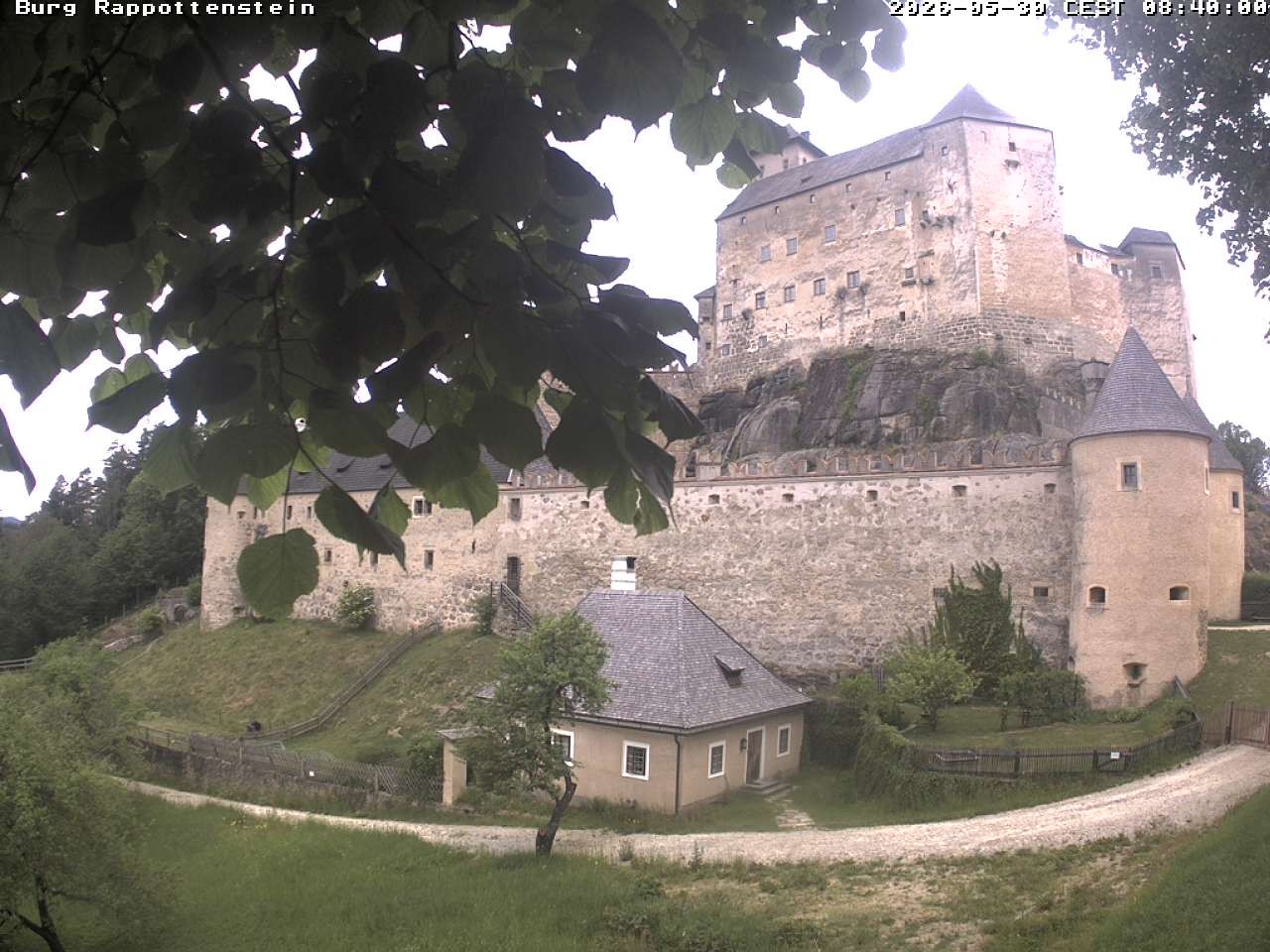 Archiv Foto Webcam Burg Rappottenstein