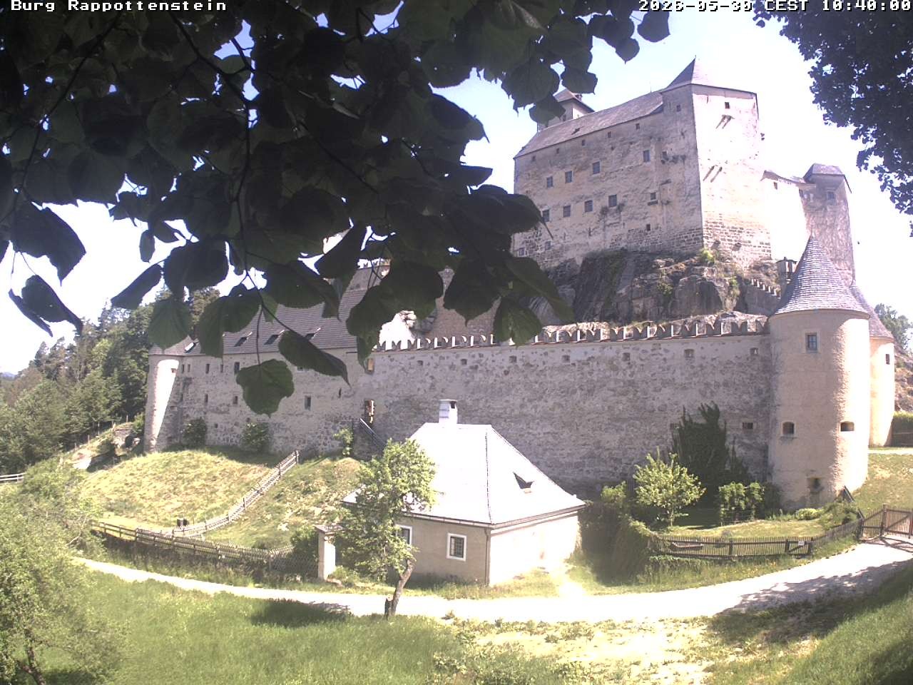 Archiv Foto Webcam Burg Rappottenstein