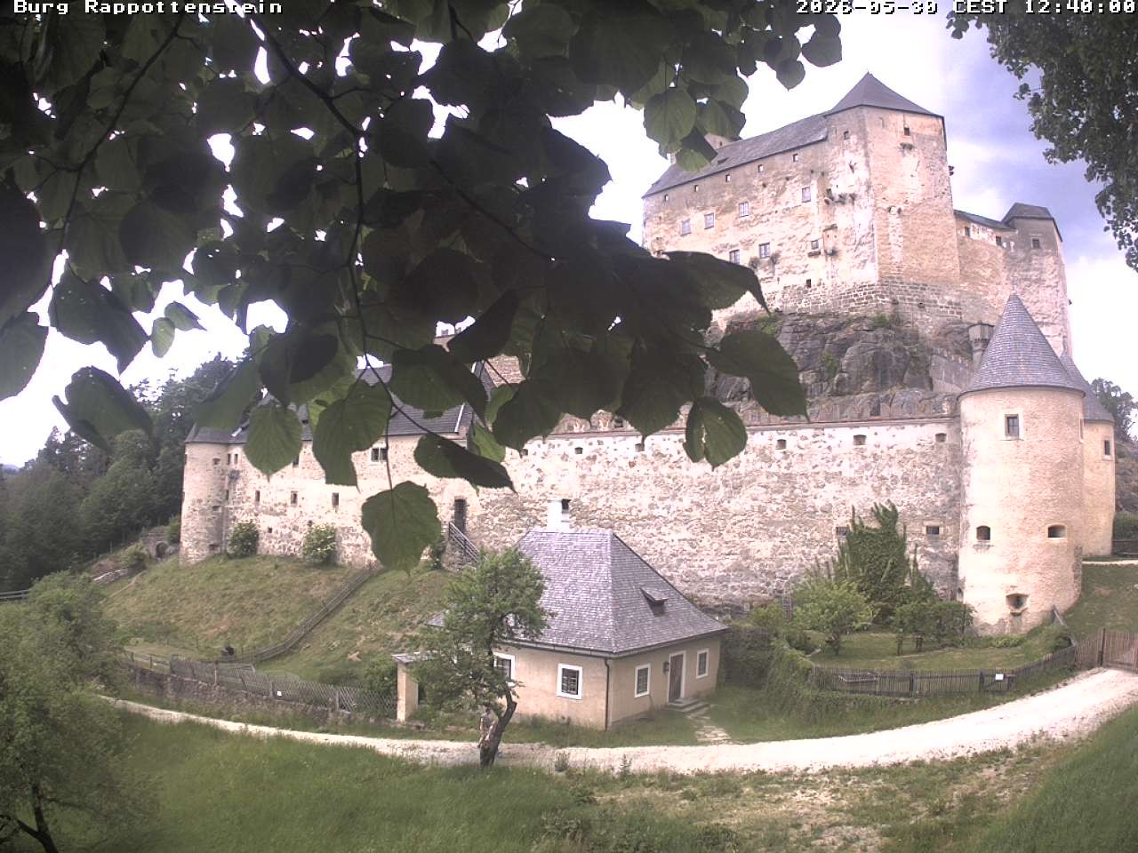 Archiv Foto Webcam Burg Rappottenstein