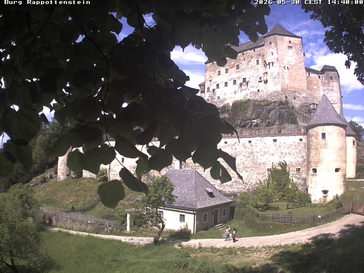 Archiv Foto Webcam Burg Rappottenstein