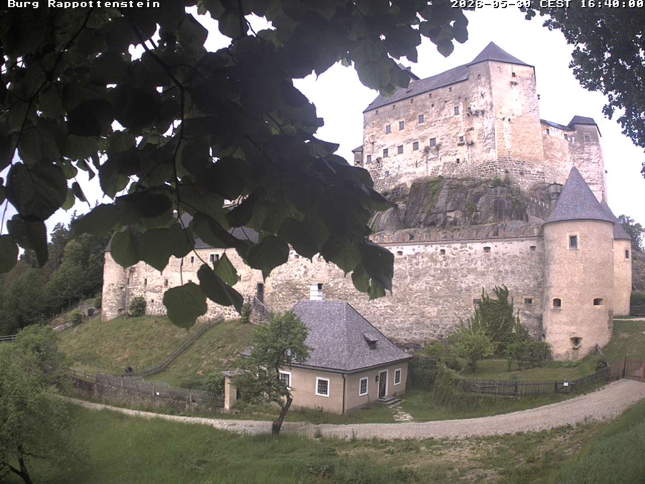 Archiv Foto Webcam Burg Rappottenstein