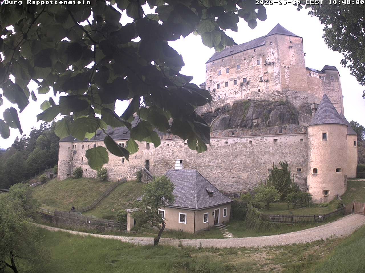 Archiv Foto Webcam Burg Rappottenstein