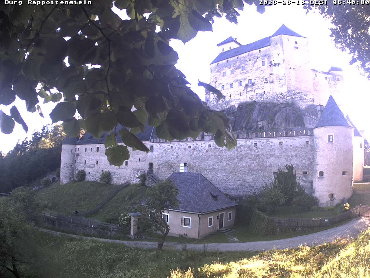 Archiv Foto Webcam Burg Rappottenstein