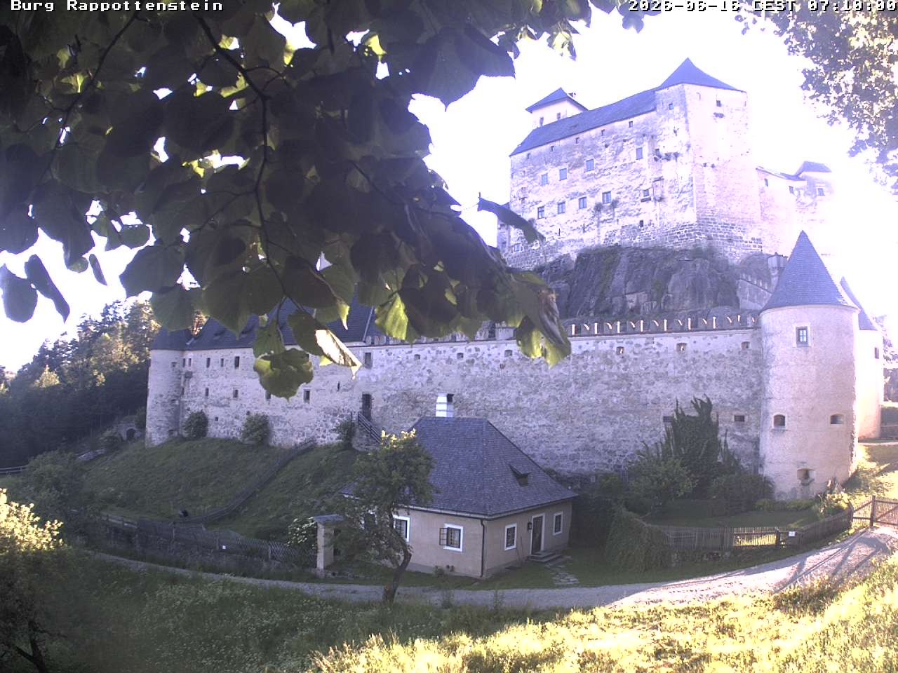 Archiv Foto Webcam Burg Rappottenstein