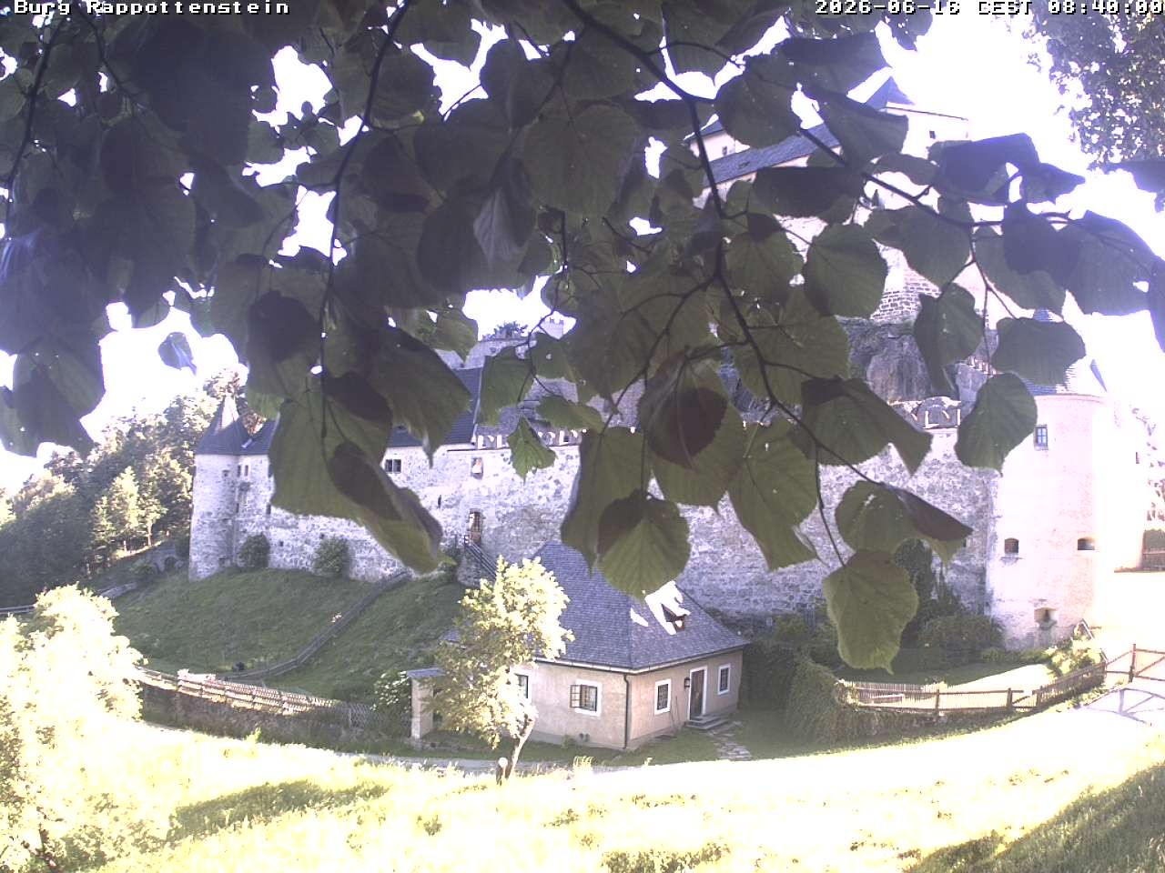 Archiv Foto Webcam Burg Rappottenstein
