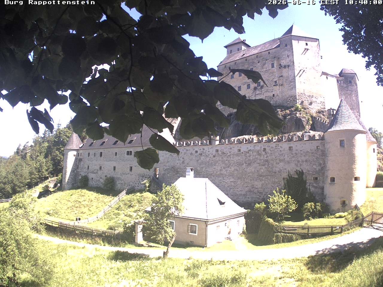 Archiv Foto Webcam Burg Rappottenstein