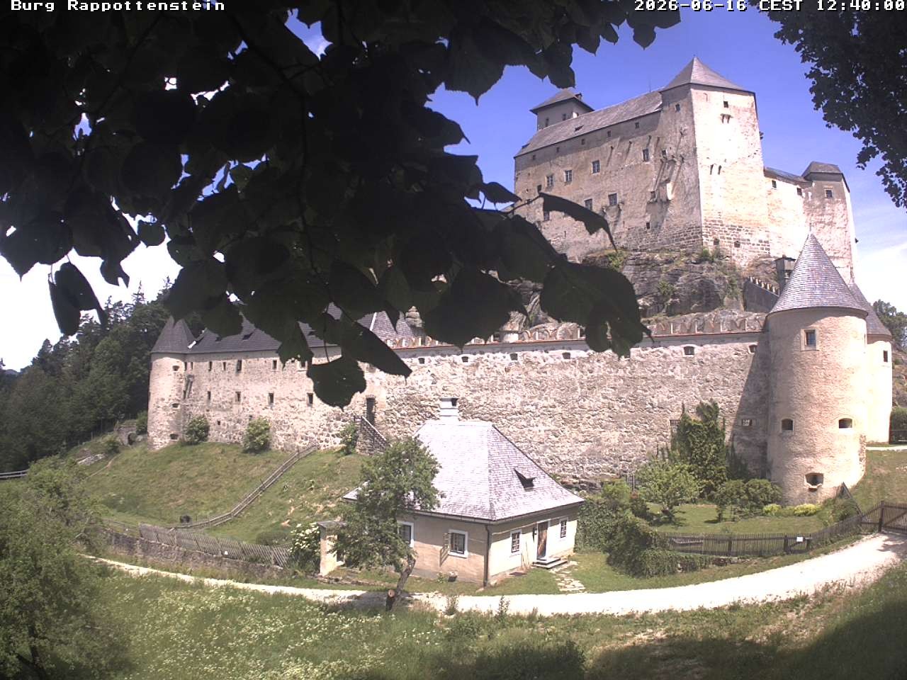 Archiv Foto Webcam Burg Rappottenstein