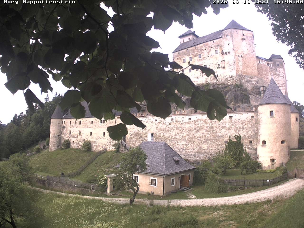 Archiv Foto Webcam Burg Rappottenstein