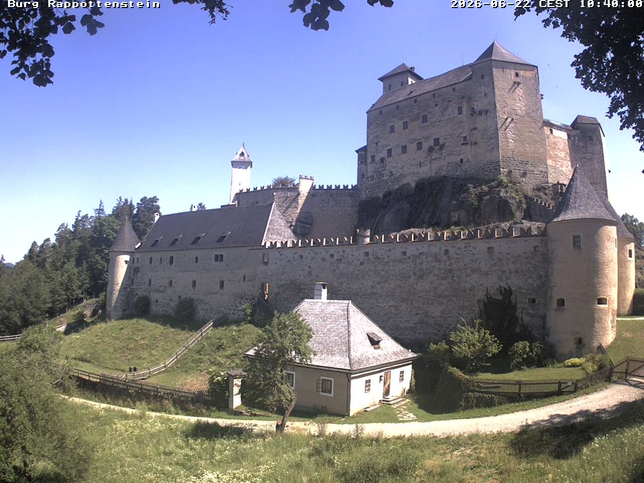 Archived image Webcam Rappottenstein Castle