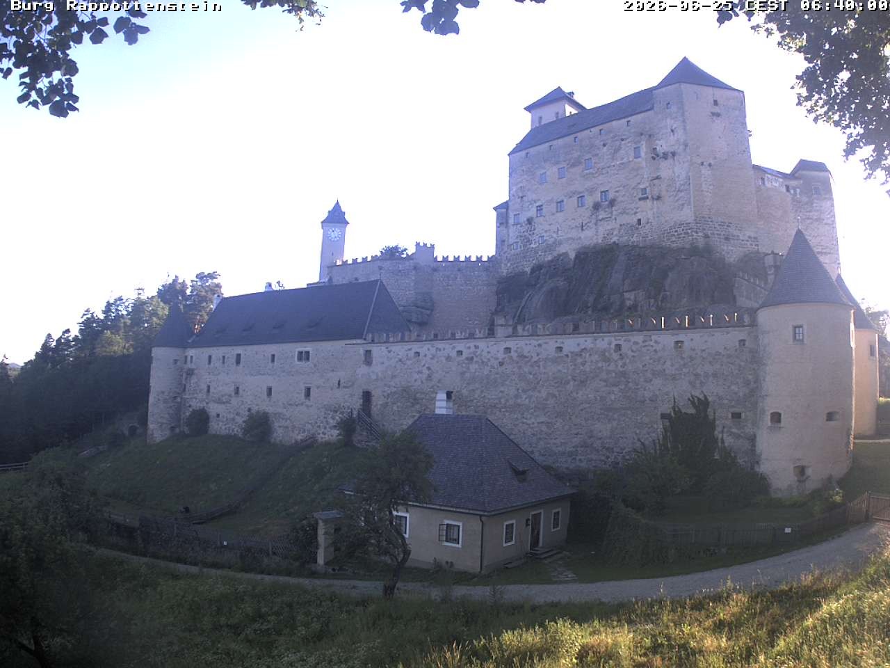 Archiv Foto Webcam Burg Rappottenstein
