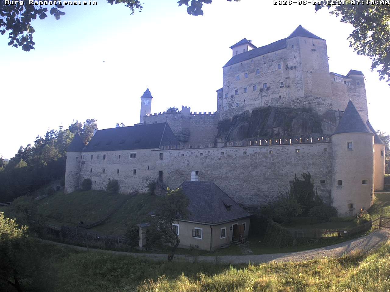 Archiv Foto Webcam Burg Rappottenstein