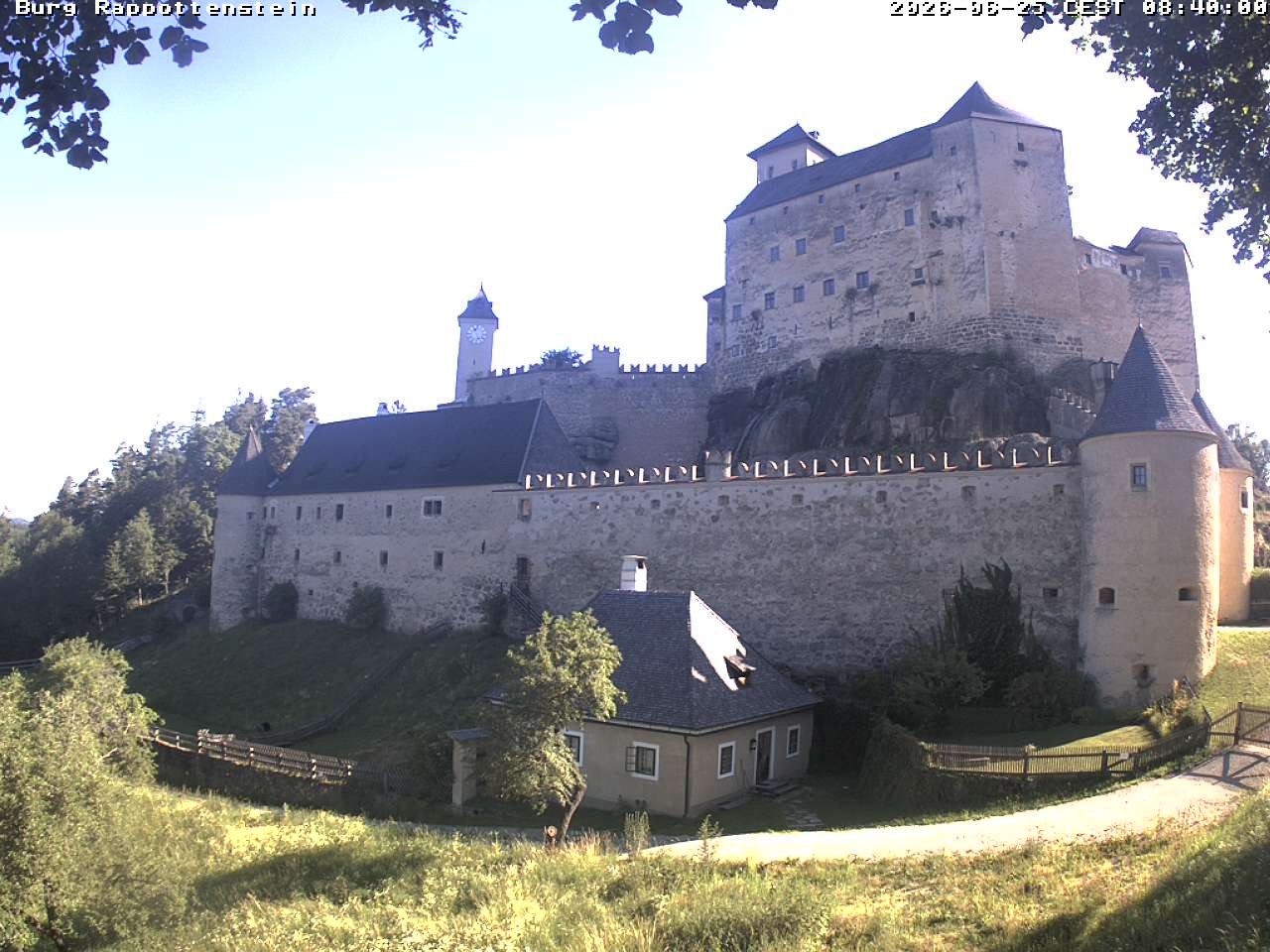 Archiv Foto Webcam Burg Rappottenstein