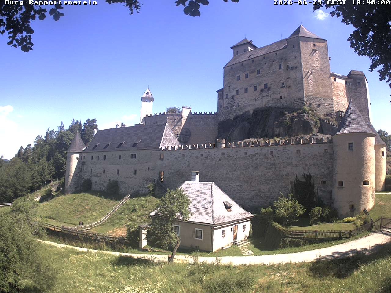 Archiv Foto Webcam Burg Rappottenstein