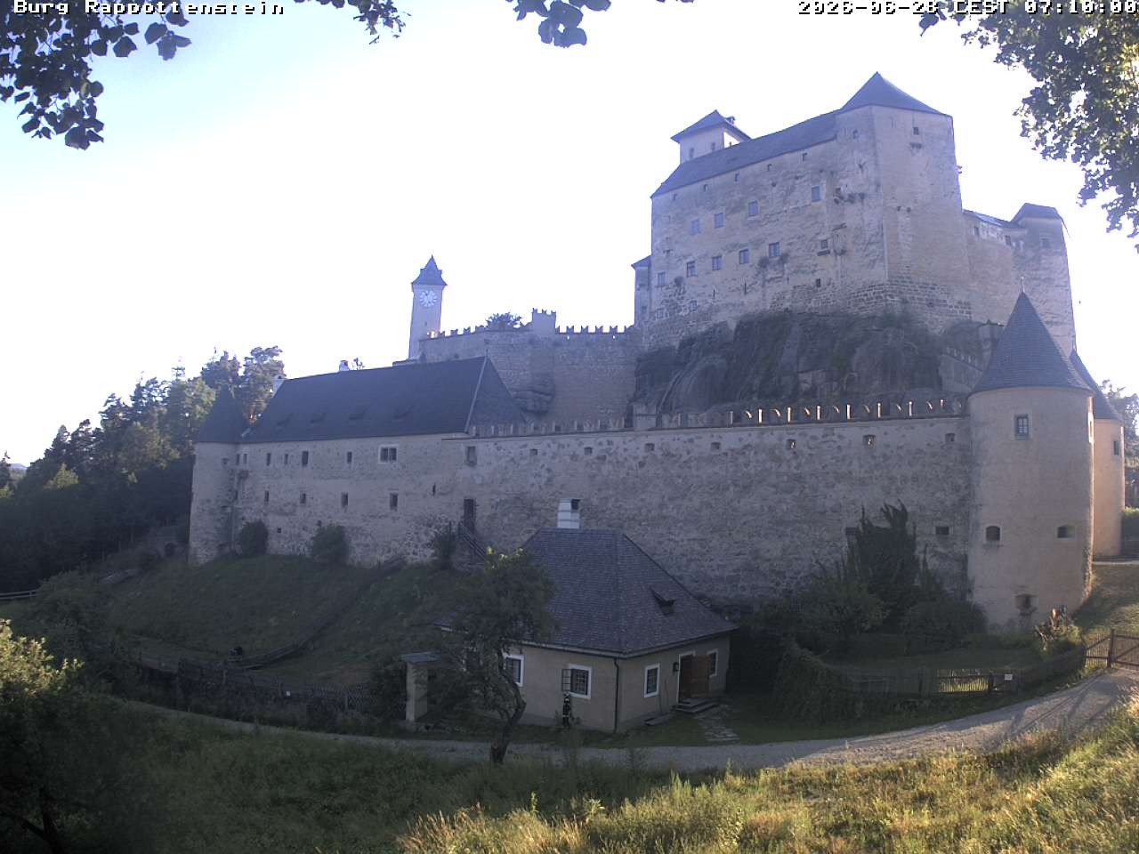 Archiv Foto Webcam Burg Rappottenstein