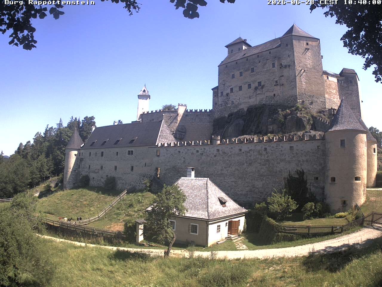 Archiv Foto Webcam Burg Rappottenstein