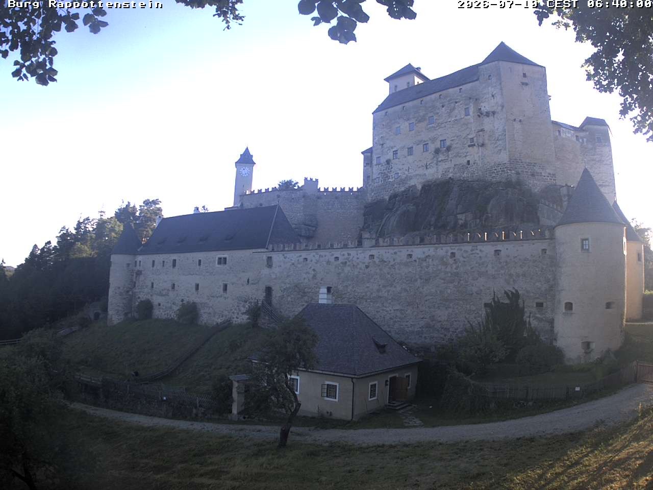 Archiv Foto Webcam Burg Rappottenstein