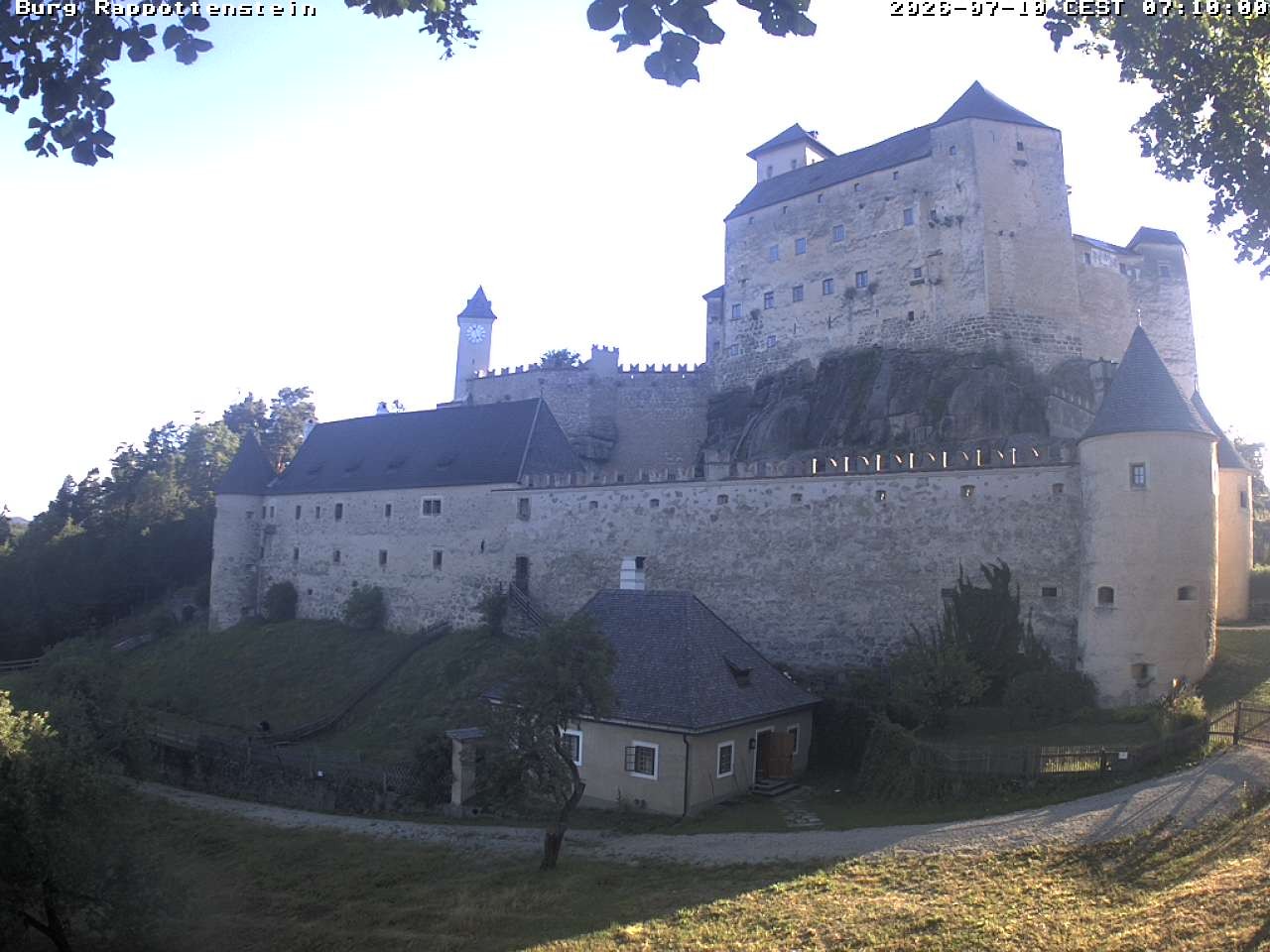 Archiv Foto Webcam Burg Rappottenstein