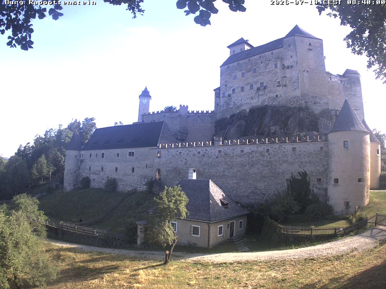 Archiv Foto Webcam Burg Rappottenstein