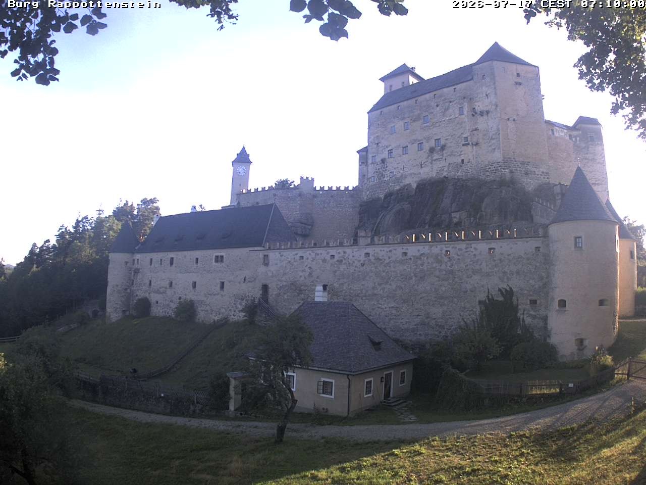 Archiv Foto Webcam Burg Rappottenstein